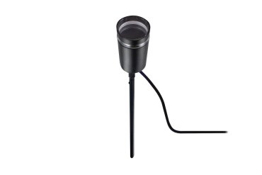 Integral LED Moroni – spot encastré au sol sur piquet – Ø 6 x 37,2 cm – IP65 – noir