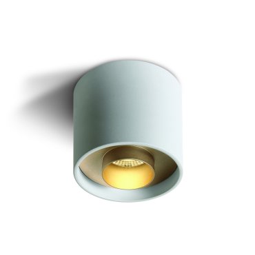 ONE Light Dark Light Cylindres - spot en saillie 1L - Ø 10 x 10 cm - 22W LED inclus - blanc