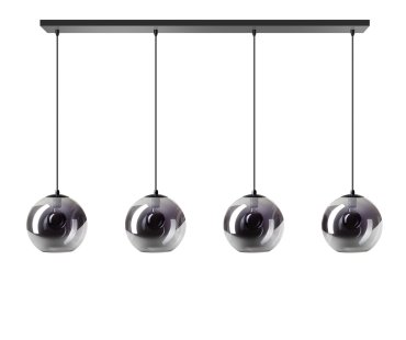 ETH Orb - suspension - 120 x 25 x 200 cm - noir