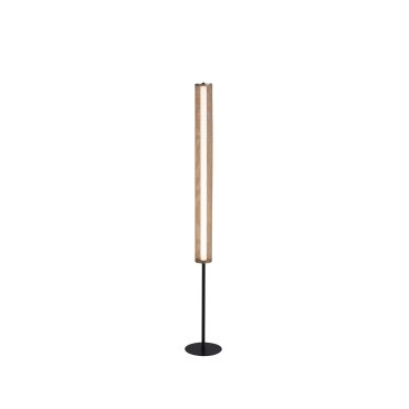 Searchlight Thread - lampadaire - Ø 22 x 156 cm - 3 niveaux de gradation - 27W LED inclus - or et noir mat