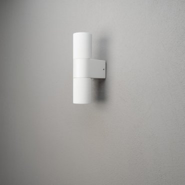 Konstsmide Temi Up/Down - applique murale extérieure - 6,5 x 11,5 x 23,5 cm - IP54 - blanc