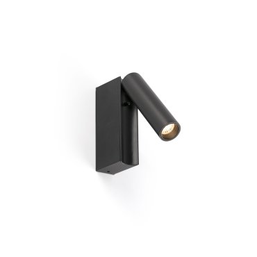 Faro Cronos - lampe de chevet - 8 x 12,1 x 3 cm - 4,5W LED inclus - noir mat