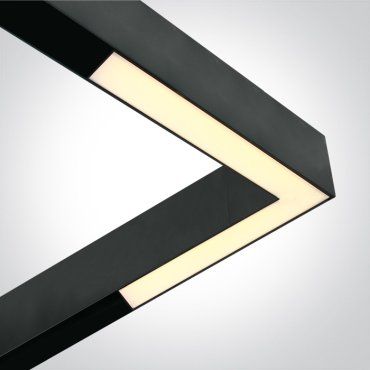 ONE Light Coin linéaire magnétique - 33,5 x 3,7 x 4,7 cm - DALI - 25W LED inclus - noir
