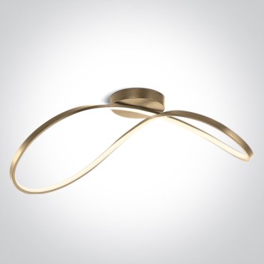 ONE Light Décoratif - plafonnier - 70 x 32 x 27 cm - 40W LED dimmable inclus - champagne
