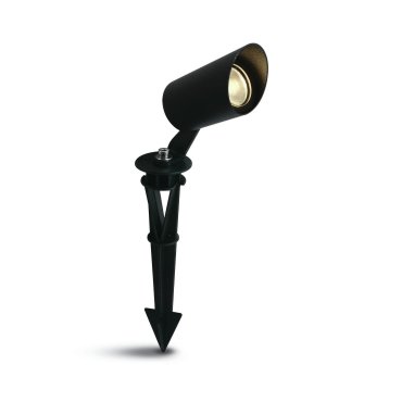 ONE Light LED Garden Spots - spot de sol sur piquet - 7,5 x 4,5 x 6,7 cm - 3W LED dimmable inclus - IP67 - noir