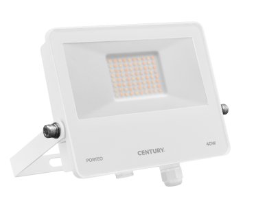 Century Italia Porteo CCT - spot - 22,4 x 3,6 x 20,3 cm - 40W LED inclus - couleur de lumière réglable - IP65 - blanc