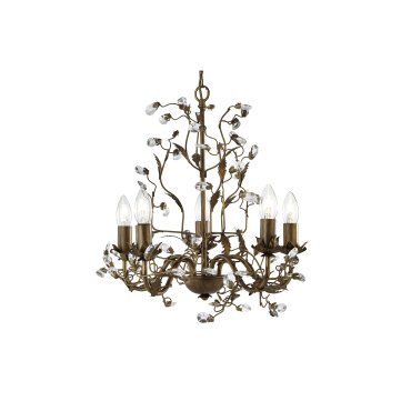 Searchlight Almandite - lustre - Ø 50 x 100 cm - brun et or