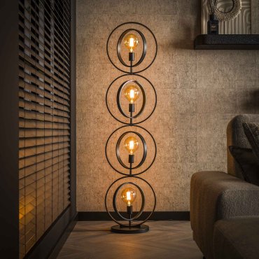 Vico Turn Around XL - lampadaire - 163 cm - couleur anthracite