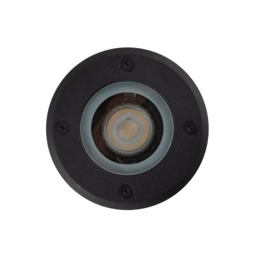 Roi Du Luminaire Hades - spot rond pour l'extérieur - Ø 110 mm, Ø100 mm à encastrer - IP67 - noir