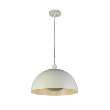 Searchlight Mars - lampe suspendue - Ø 40 x 150 cm - crème mat et crème