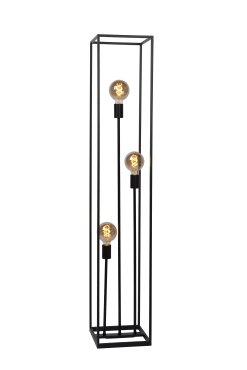 Roi Du Luminaire Achille - lampadaire - 25 x 25 x 140 cm - noir