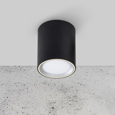 Nordlux Fallon Long - spot en saillie 1L - Ø 10 cm - fonction Moodmaker à 4 niveaux - LED 5,5W dimmable inclus - noir