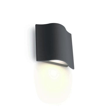 ONE Light Roof Tile - applique murale extérieure - 12 x 5 x 12 cm - 6W LED inclus - IP54 - anthracite