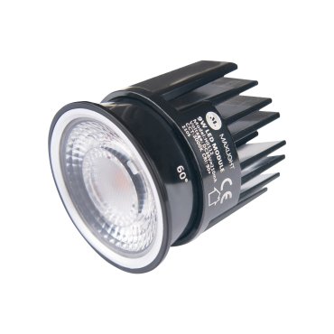 Maxlight Bellatrix - Module d'éclairage LED - Ø 5 x 5 cm - 9W LED dimmable inclus - IP54 - noir
