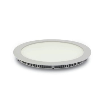 ONE Light Round Recessed Panels Die Cast - spots encastrés - Ø 29,5 x 2,2 cm - 30W LED inclus - IP40 - blanc - couleur de lumière blanc chaud