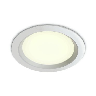 ONE Light Budget Downlight Range - spot encastré - Ø 235 mm, Ø 210 mm encastré - 24W LED inclus - blanc - couleur de lumière blanc chaud