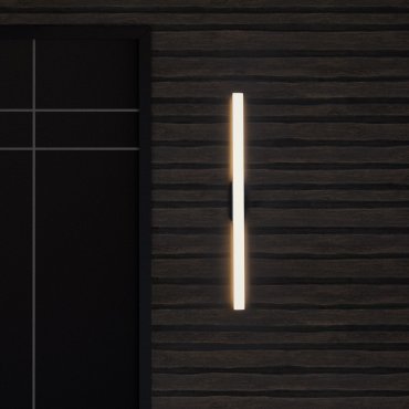Nova Luce Aneth - applique murale extérieure - 5,3 x 104 x 9 cm - 20W LED inclus - IP65 - blanc sablé