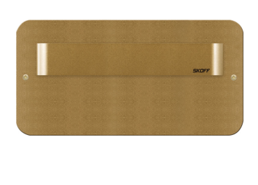 Skoff Salsa Max Short - applique encastrée - 73 x 143 mm - 1,8W LED inclus - 10V - or - 4000K