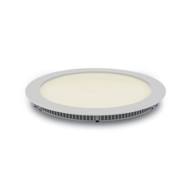 ONE Light Round Recessed Panels - spots encastrés - Ø 22,3 x 2,2 cm - 18W LED inclus - IP40 - blanc - couleur de lumière blanc chaud