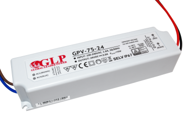 GLP driver LED - 24Vdc/230V - IP67 - 75W - non-dimmable