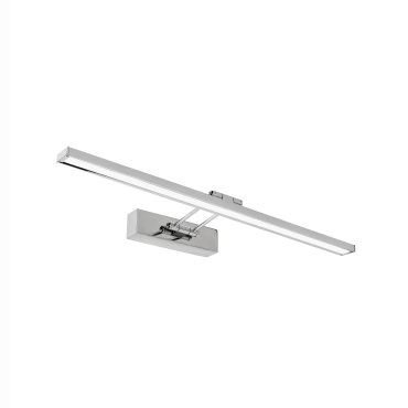 Nova Luce Rosa - miroir lumineux - 45 x 4,5 x 19 cm - 8W LED inclus - IP44 - chrome