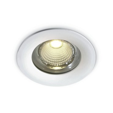 ONE Light Gamme Extérieur/Salle de bains - spot encastré - Ø 110 mm, Ø 100 mm encastré - 15W LED inclus - IP65 - blanc - couleur de lumière blanc chaud