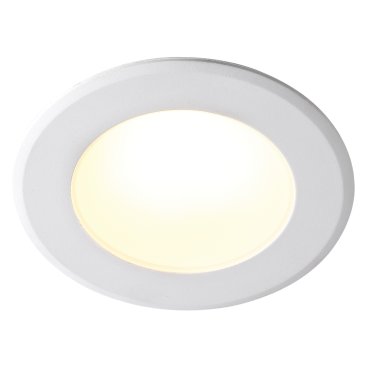 Nordlux Birla - spot encastré - Ø 95 mm, Ø 70 mm taille d'encastrement - 7W dimmable LED inclus - blanc