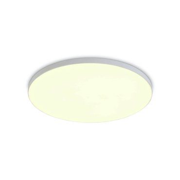ONE Light Floating Panels Range - plafonnier - Ø 16 x 2,4 cm - 14W LED inclus - blanc - couleur de lumière blanche