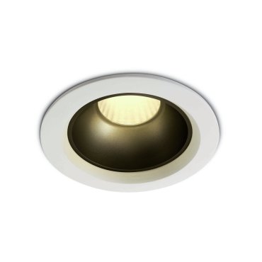 ONE Light Retro Dark Light - spot à encastrer - Ø 98 mm, Ø 82 mm à encastrer - 12W LED inclus - blanc