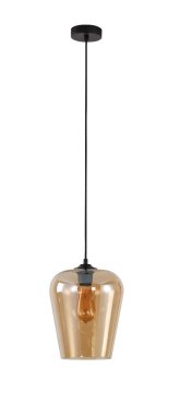 Artdelight Tombo - lampe suspendue - Ø 23 x 186 cm - ambre