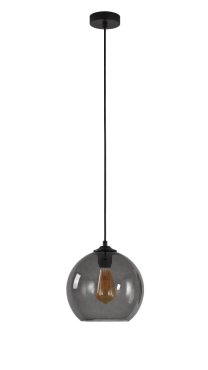 Artdelight Marino - lampe suspendue - Ø 25 x 176 cm - fumé