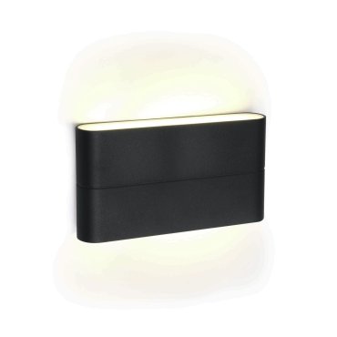 ONE Light Outdoor Slim Range - applique murale extérieure - 17,5 x 9 x 2,8 cm - 2 x 6W LED inclus - IP54 - anthracite