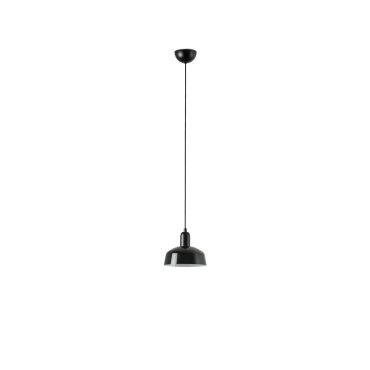 Faro Tatawin S - suspension - Ø 18,4 x 208,1 cm - noir satiné et noir brillant