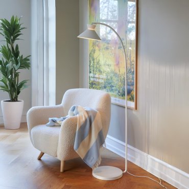 Nordlux Dial - lampadaire - Ø 25 x 150 cm - blanc