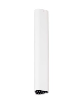 Nova Luce Etho - plafonnier - 5 x 30,5 x 5 cm - 6W LED inclus - blanc sablé et noir