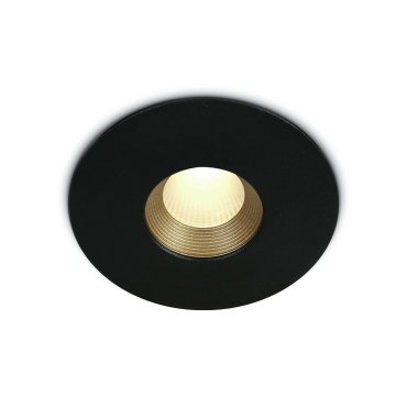 ONE Light COB Range spot encastrable - Ø 88 mm, Ø 75 mm encastrable - 8W LED inclus - IP54 - noir