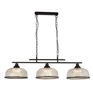 Searchlight Highworth - lampe suspendue - 99 x 120 cm - noir mat
