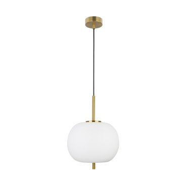 Nova Luce Lato - lampe suspendue - Ø 30 x 120 cm - laiton antique