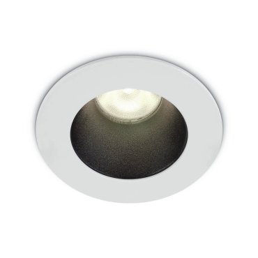 ONE Light Gamme Dark Light - spot à encastrer - Ø 88 mm, Ø 73 mm à encastrer - 8W LED inclus - blanc