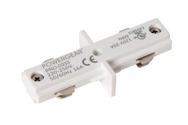 Lucide Track I-connector - Système de rail monophasé - 230V - blanc