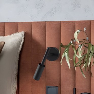 Nova Luce Joy - applique murale - 8 x 14 x 20,5 cm - 7W LED inclus - noir sable