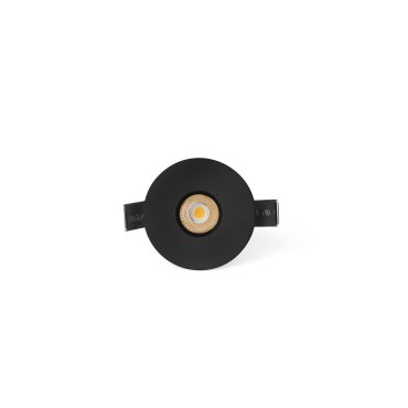Faro Lox - spot encastré - Ø 85 mm, Ø 55 mm encastré - 8W dimmable LED inclus - noir