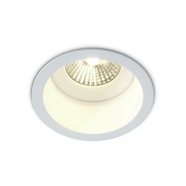 ONE Light COB Range - spot à encastrer - Ø 78 mm, Ø 75 mm à encastrer - 7W LED inclus - IP54 - blanc - couleur de lumière blanche