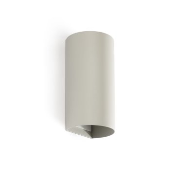 Faro Sole 2L - applique murale - 8 x 15,5 x 6,5 cm - gris