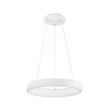 Nova Luce Albi - lampe suspendue - Ø 41 x 120 cm - 32W LED dimmable inclus - blanc sable