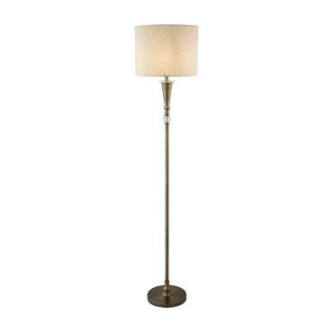 Searchlight Oscar - lampadaire - 165 cm - laiton antique