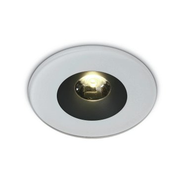 ONE Light Gamme Salle de Bains - spot encastré - Ø 110 mm, Ø 94 mm encastrable - 6W LED inclus - IP65 - blanc