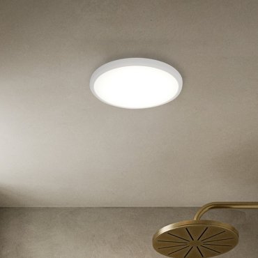 Nordlux Smart Oja - plafonnier - éclairage intelligent - Ø 29,4 x 2,3 cm - 15W LED inclus - 2700K-6500K - blanc