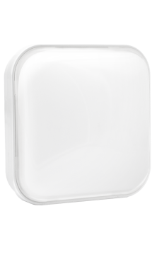 Century Italia Simply - lampe murale/plafonnier - 22 x 7,3 x 22 cm - 24W LED inclus - IP65 - blanc