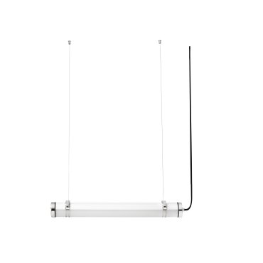 Faro Scuba - lampe suspendue - 60 x 7 cm - 20W LED inclus - IP66 - chrome